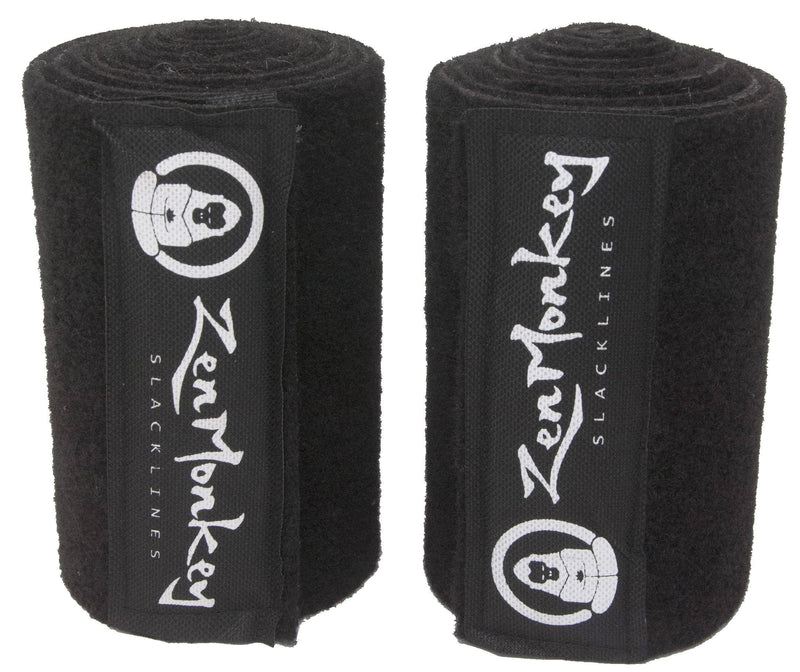 Tree Protectors by ZenMonkey Slacklines, Perfect for Slacklines, Ninjalines, Ziplines, Tree Swings, with Anti-Slip Guide Straps, Hook & Loop Fasteners, 60 Inches Long, Set of Two - BeesActive Australia