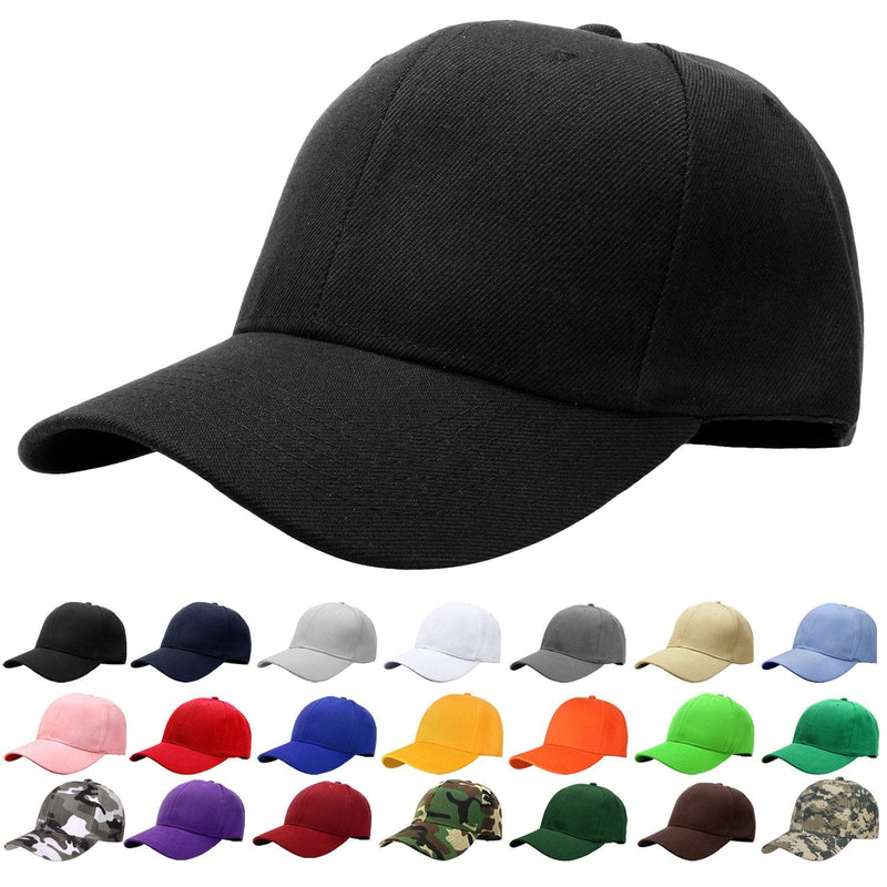 Falari Baseball Cap Adjustable Size for Running Workouts and Outdoor Activities All Seasons 1pc Black - BeesActive Australia