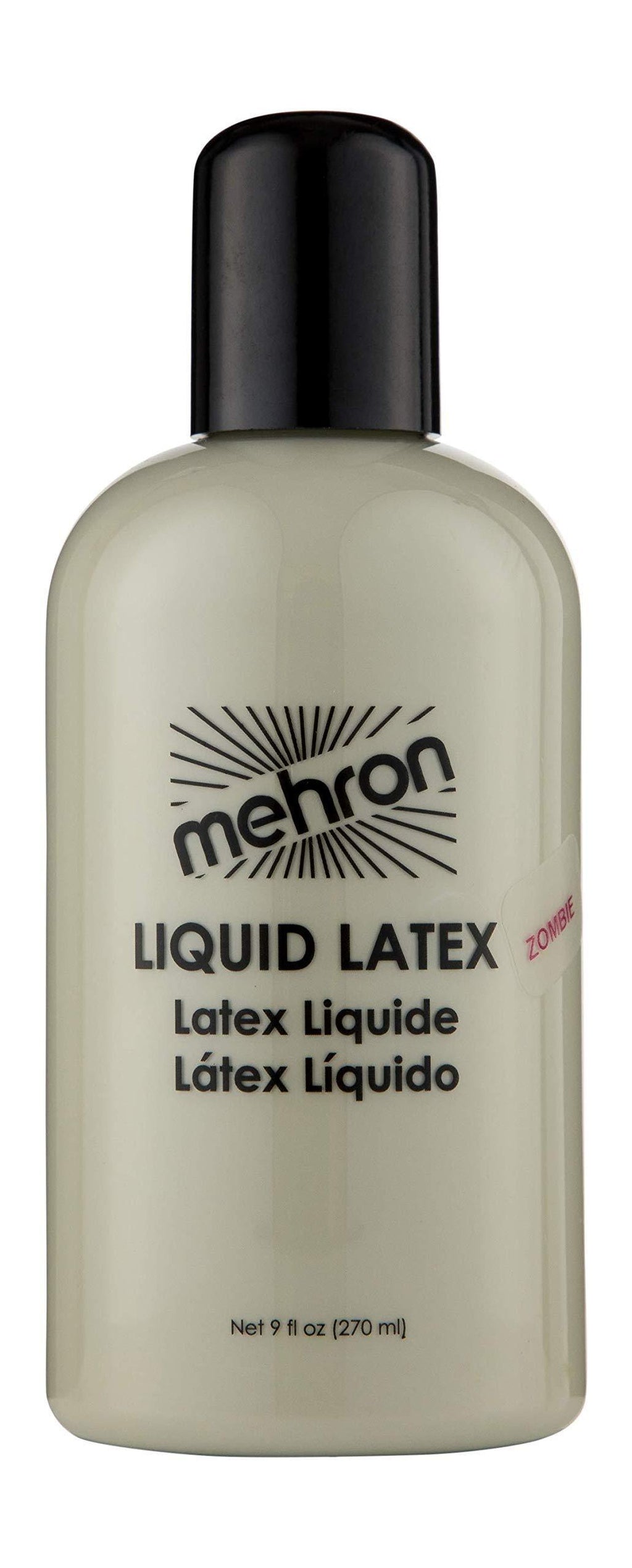 Mehron Makeup Liquid Latex (9 oz) (Zombie Flesh) 9 Ounce Zombie Flesh - BeesActive Australia