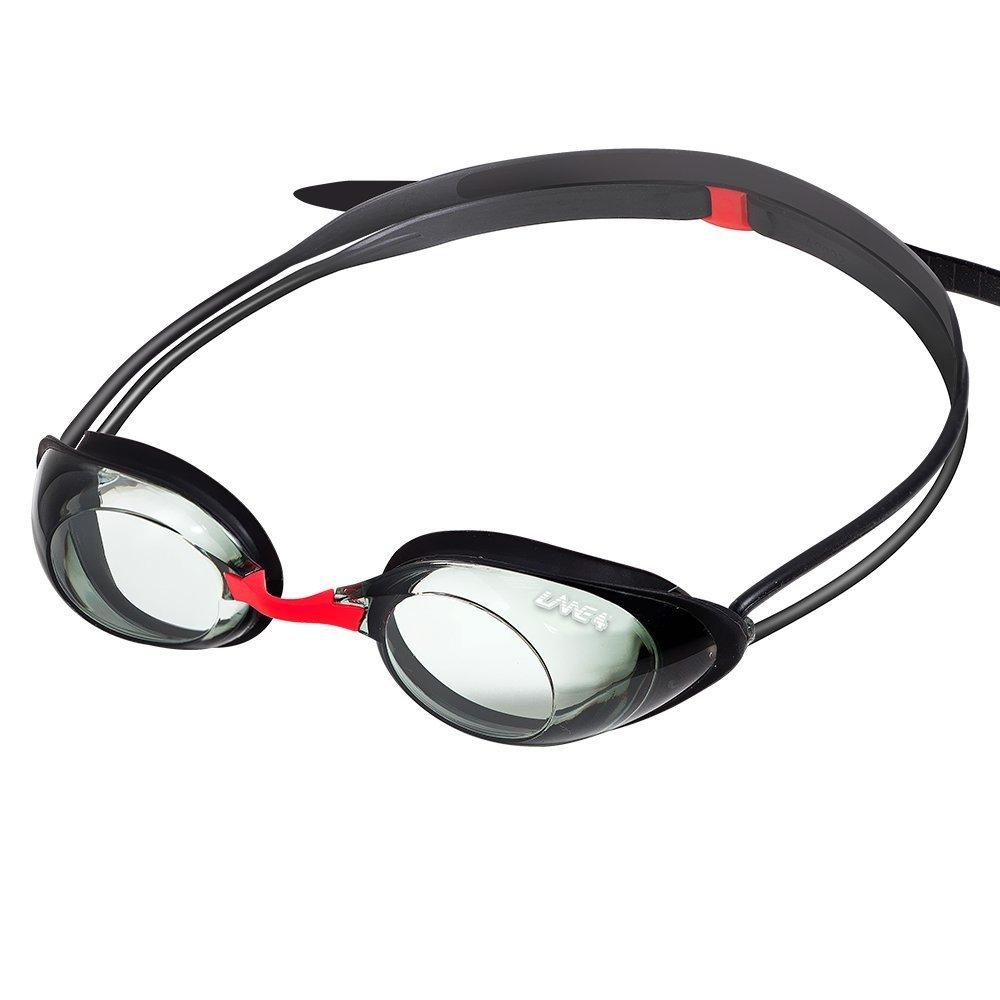 [AUSTRALIA] - LANE4 Racing Swim Goggle - Hydrodynamic Design, Anti-fog UV Protection for Adults Men Women A510 smoke 