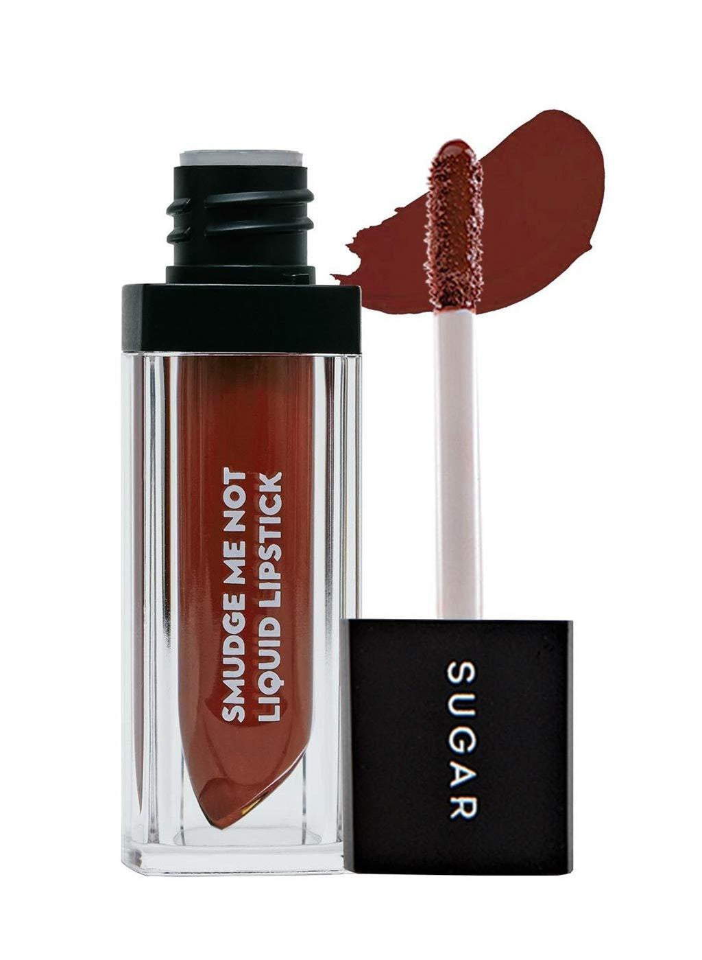 Sugar Cosmetics Smudge Me Not Liquid Lipstick13 Wooed By Nude (Peach Nude)Intensely Pigmented Liquid Matte Finish, Longwearing Formula, Smudgeproof - BeesActive Australia