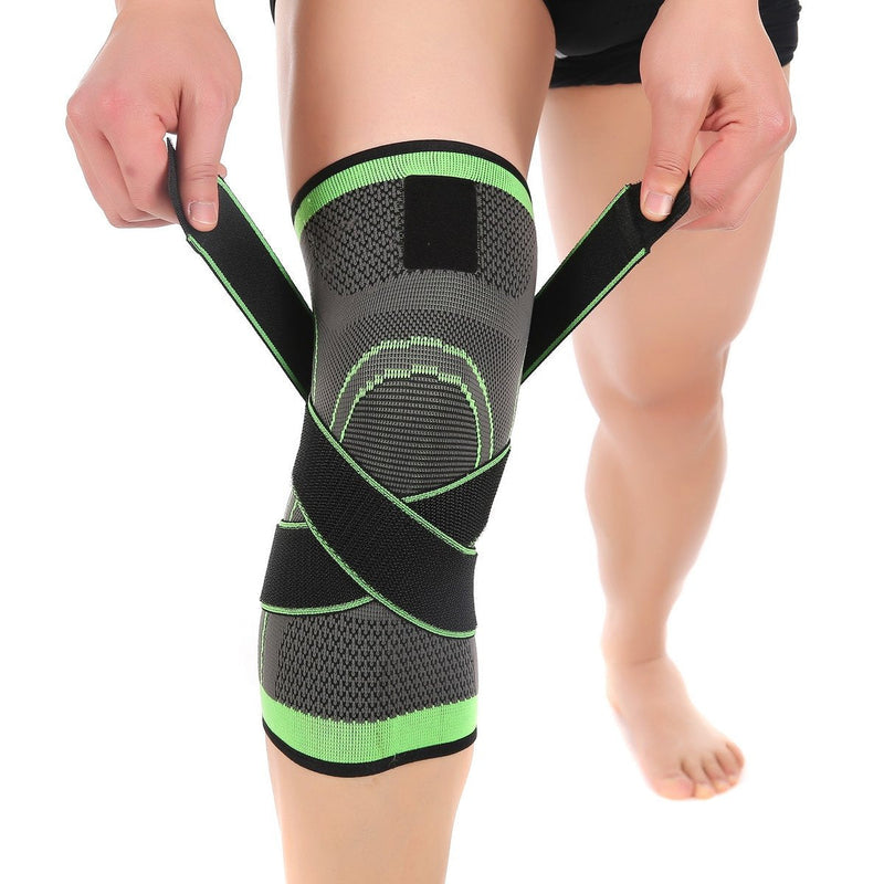 Knee Sleeve, Knee Pads Compression Fit Support -for Joint Pain and Arthritis Relief, Improved Circulation Compression - Wear Anywhere - Single (Green, M) Green - BeesActive Australia