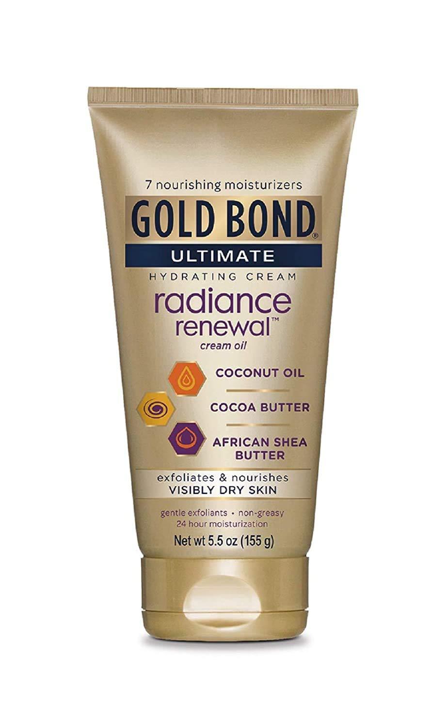 Gold Bond Ultimate Radiance Renewal Cream Oil, 5.5 Ounce (Pack of 2) 5.46 Ounce (Pack of 2) - BeesActive Australia