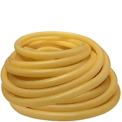 [AUSTRALIA] - 1/4in OD 3/16in ID 1/32in Wall Quality Thin Walled Amber Latex Rubber Tubing ONE Continuous Piece (Select Length) (#602) 10 FT 