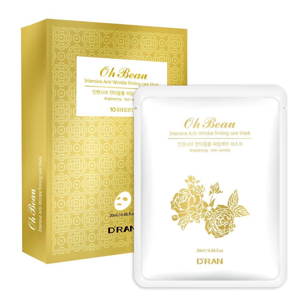 DRAN Korean Cosmetics Skincare Ohbeau Intensive Anti-Wrinkle Mask 10ea DRAN - BeesActive Australia