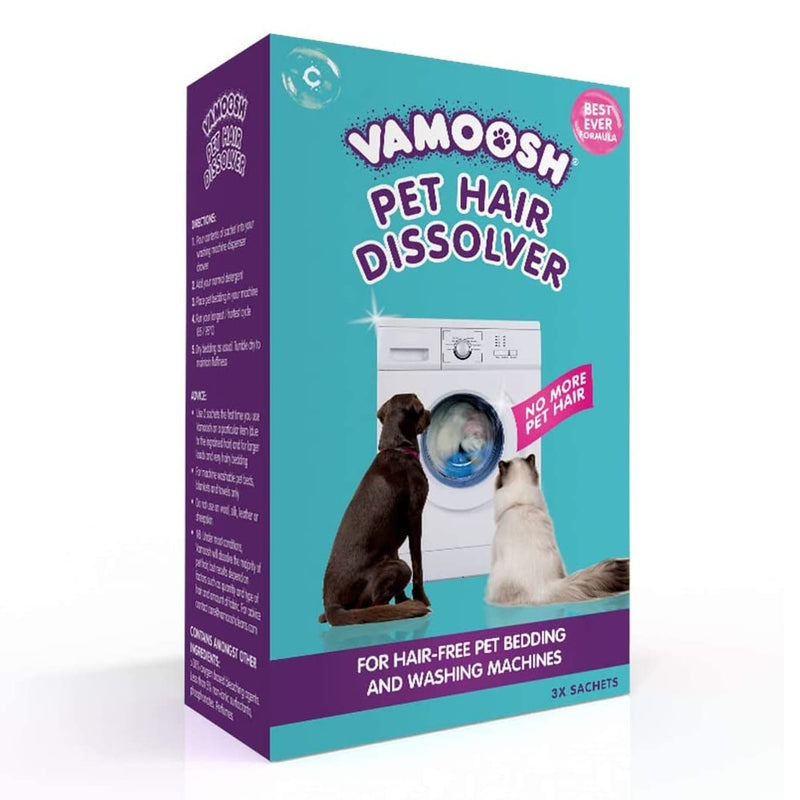 Vamoosh Pet Hair Dissolver 3x100g - BeesActive Australia