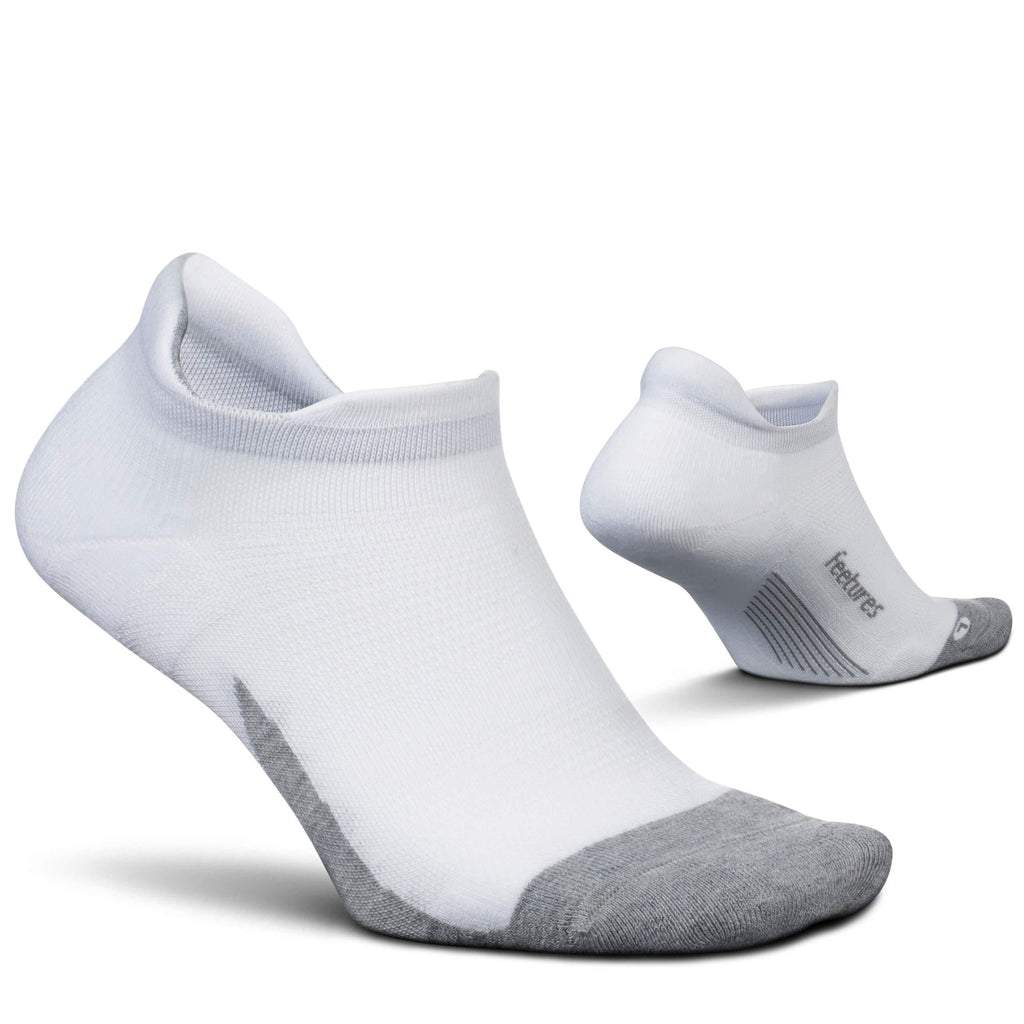 [AUSTRALIA] - Feetures Elite Max Cushion No Show Tab Sock Block X-Large White 