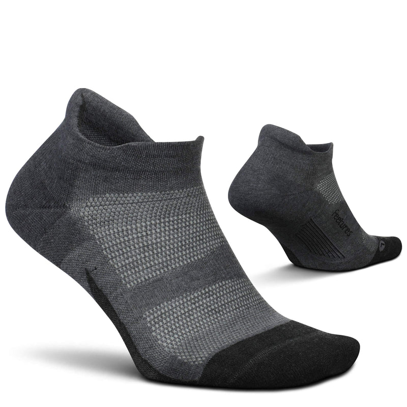 [AUSTRALIA] - Feetures Elite Max Cushion No Show Tab Sock Block Small Gray 