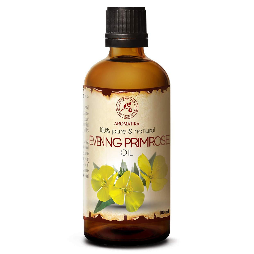 Evening Primrose Oil 3.4 oz - Oenothera Biennis Oil - 100% Pure Best Natural Moisturizer - Great Benefits for Skin - Hair - Face - Body - uses Agent - Great Beauty - Spa - Relax - Bath 3.4 Ounce - BeesActive Australia