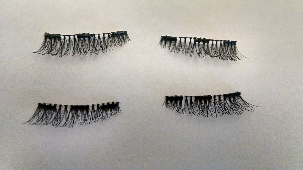 Handmade Magnetic Lashes - FULL LASH - 3 Magnets - 3 lash length options - brown or black (XS, Black) XS - BeesActive Australia