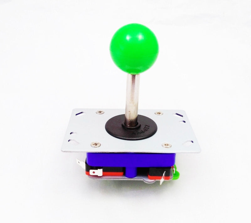 Atomic Market 2/4/8 Way Adjustable Arcade Joystick PC Fighting Stick Parts for Video Game Arcade Lime Green Ball Tall - BeesActive Australia