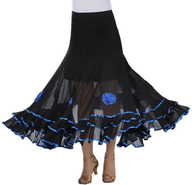 [AUSTRALIA] - Flamenco Ballroom Smooth Competitive Dance Competition Costumes Skirts Dancewear 