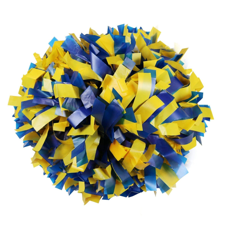 [AUSTRALIA] - Danzcue 2 Pack 6 Inches Plastic Cheerleading Pom Pom with Baton Handle … Royal/Gold One Size 