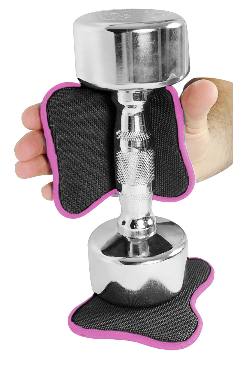 Advance Grip - Multi Purpose Fitness Lifting Double Sided Neoprene Grips Gloves 1 Pair Weight Lifting Training Glove Workout Gym Palm Exercise Gloves Men & Women Grip Pad Pink - BeesActive Australia