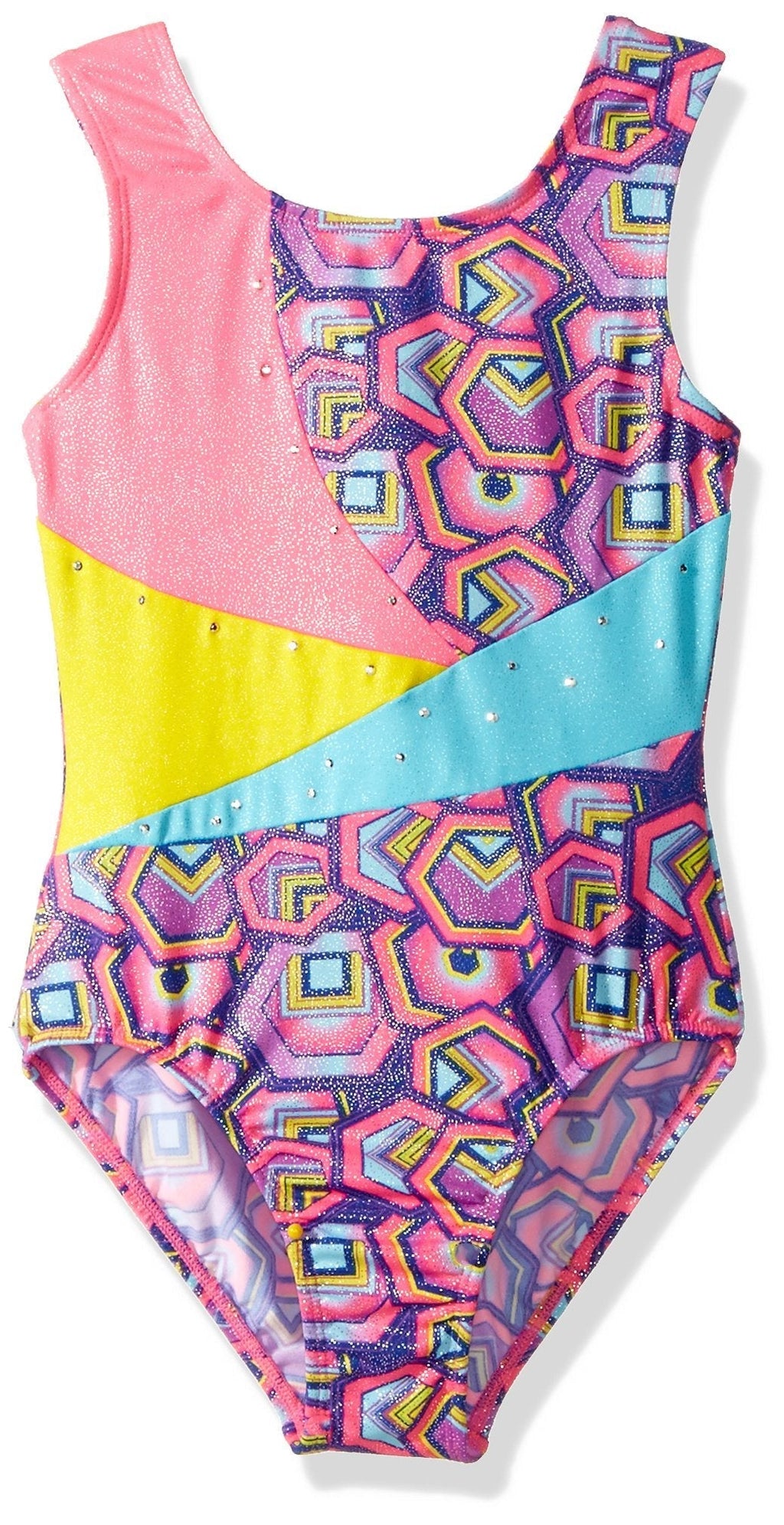 [AUSTRALIA] - Jacques Moret Girls' Large Hexagon Shapes Printed 