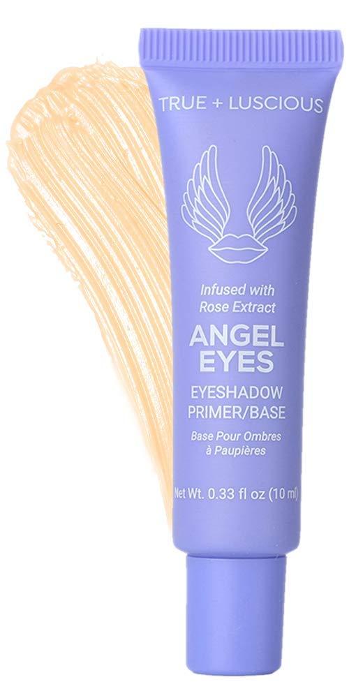 Angel Eyes Eyeshadow Primer by True + Luscious - Clean Formula with Rose Extracts - Vegan, Paraben Free, & Cruelty Free Eye Primer - Great for Oily Lids & Prevents Creasing - 0.33 oz (Shade: Medium) - BeesActive Australia