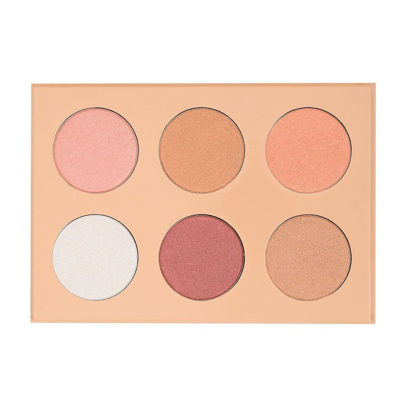 u KARA Beauty Professional Makeup Palette HL08 - 6 color Glowdust creates custom - BeesActive Australia