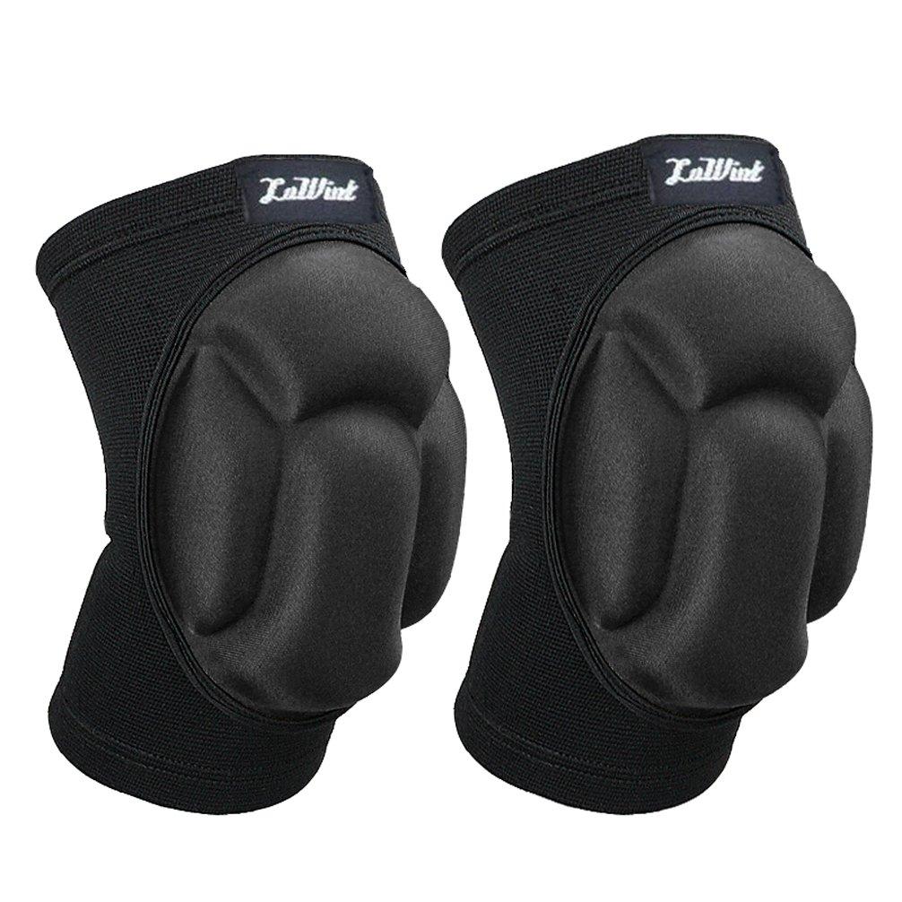 [AUSTRALIA] - Luwint Junior Youth Unisex Protective Basketball Volleyball Knee Pads - Elastic Anti-Slip Compression Knee Sleeves Support for Gardening Weightlifting Fitness Sports for Men Women, 1 Pair 