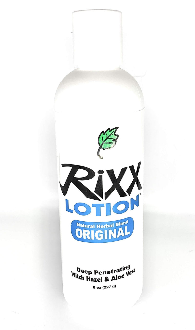 Rixx Lotion Original Natural Herbal Blend (Sport Cap) with Witch Hazel, Aloe Vera, Shea Butter, Hyaluronic Acid & Essential Oils. Moisturizer and Skin Toner for Face and Body - BeesActive Australia