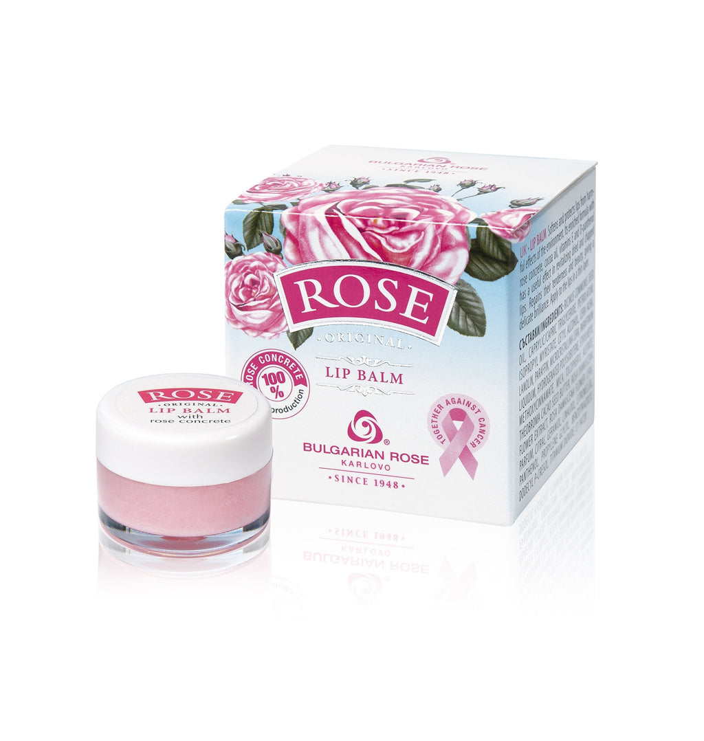 Rose Original Lip Balm with Natural Bulgarian Rose Oil 5 gr - BeesActive Australia