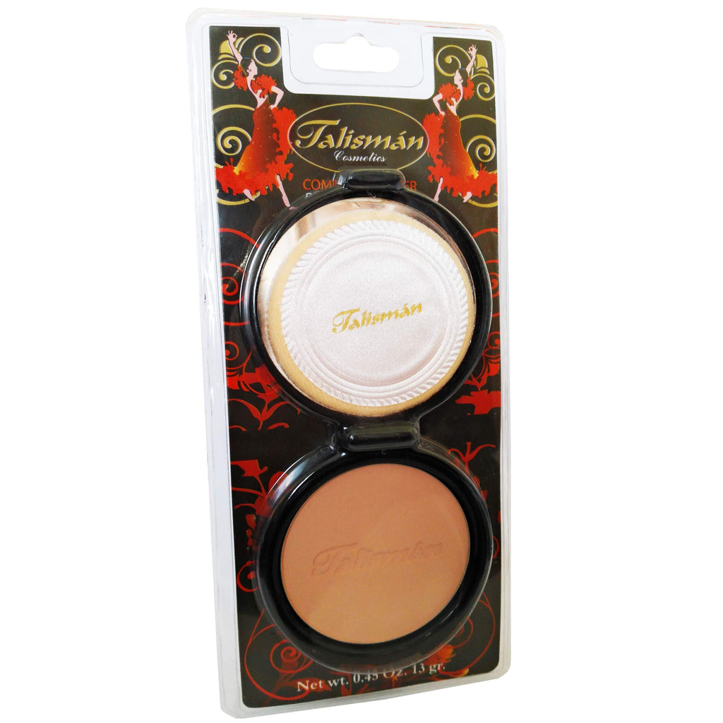 Talisman Face Powder Compact With Mirror 13gr Natural - Polvo Crema Compacto Con Espejo - BeesActive Australia