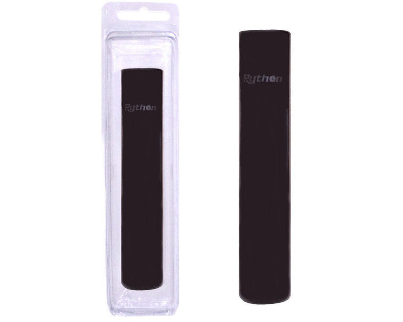 Python Super Tack Racquetball Rubber Grip (Smooth, Extra Tacky & Thin/Clear,Black,Blue,Red,White Available) Black - BeesActive Australia