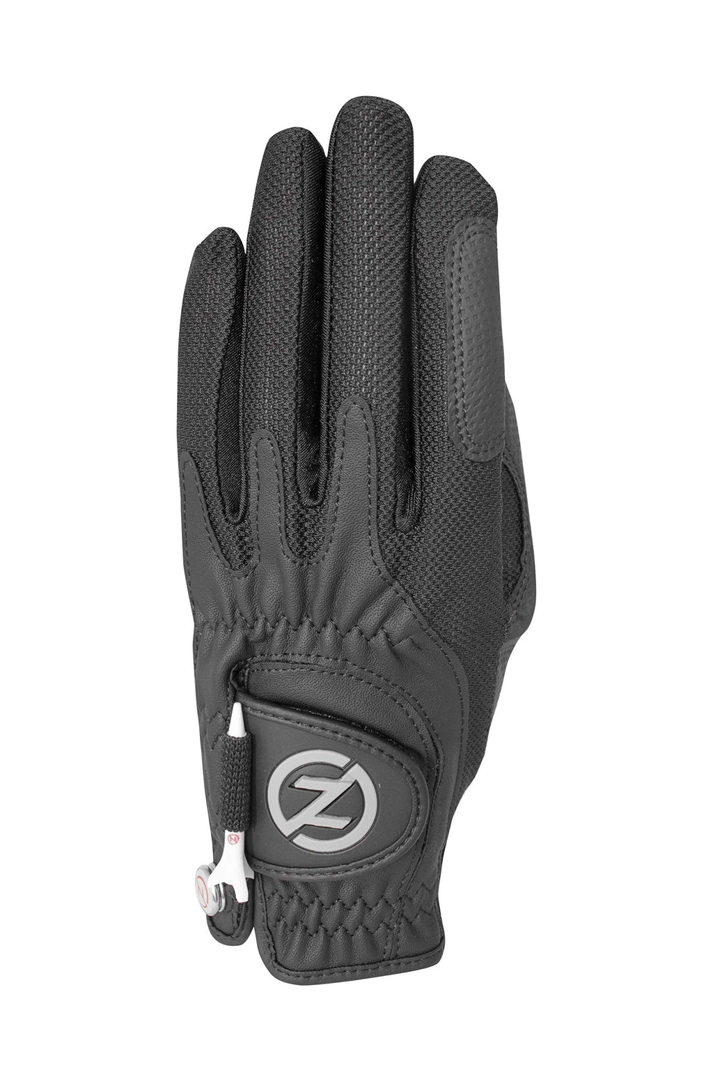 Zero Friction Ladies Compression-Fit Synthetic Golf Gloves, Universal Fit One Size Left Individual Black - BeesActive Australia
