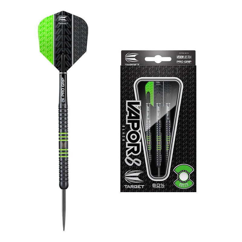 Target Darts Vapor8 Black 23G Green - BeesActive Australia