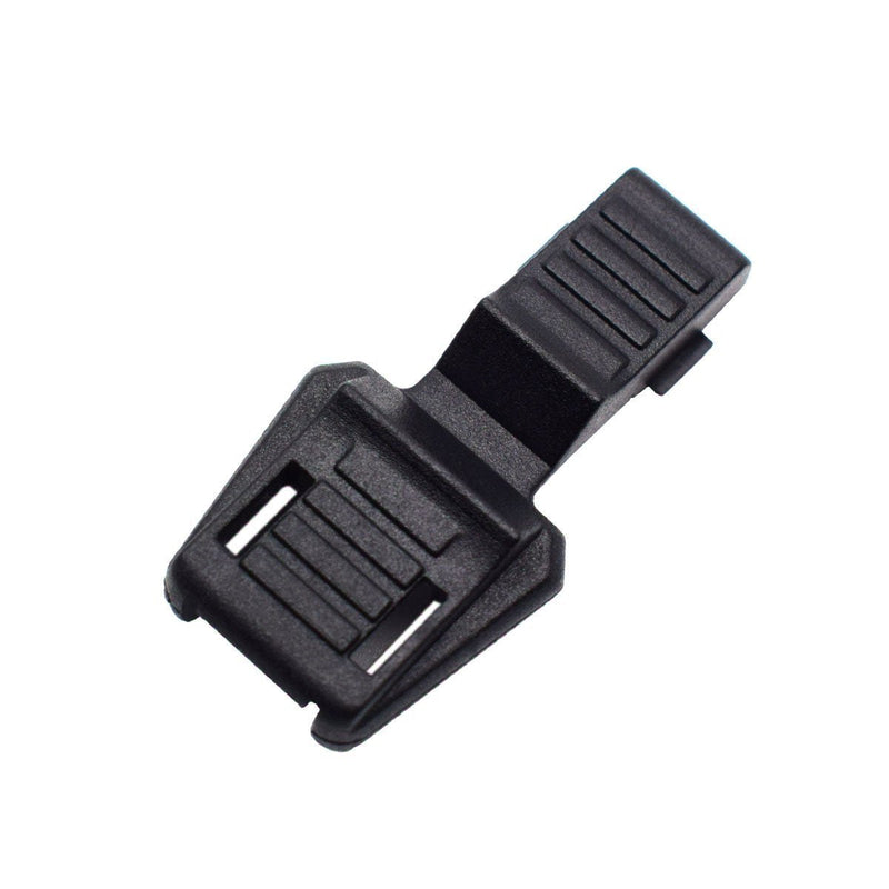 [AUSTRALIA] - KEEJEA 25 Pack Black Zipper Pulls Cord Ends Plastic Zipcords Stopper for Paracord/Mini Bag Straps/Shoes Lace 