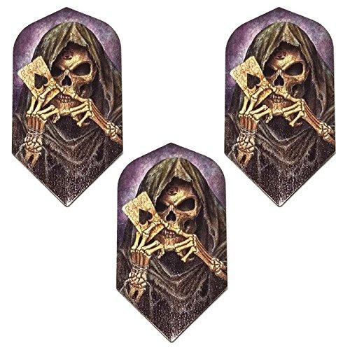 [AUSTRALIA] - Art Attack Designa Alchemy Grim Reaper Ace Card 100 Micron Extra Strong Slim Dart Flights (1 Set) 