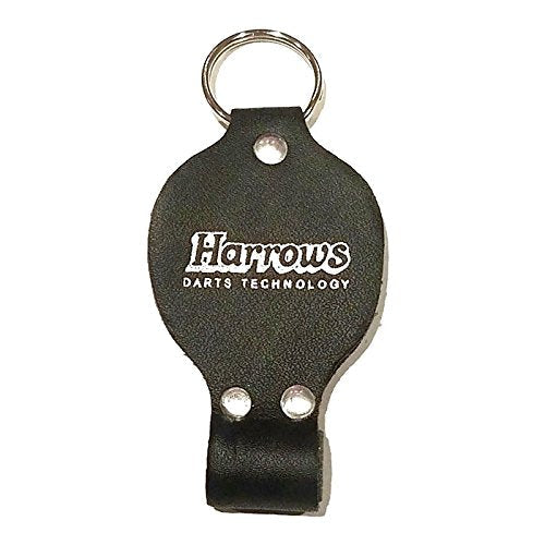 Harrows Darts Technology Black Sharpener Keyring Fob Keychain Flight Holder - BeesActive Australia