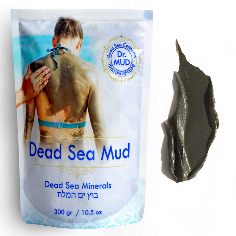 Dr Mud's Dead Sea Mud Mask body from Israel 10.5 oz – Black Clay Body Treatment - BeesActive Australia