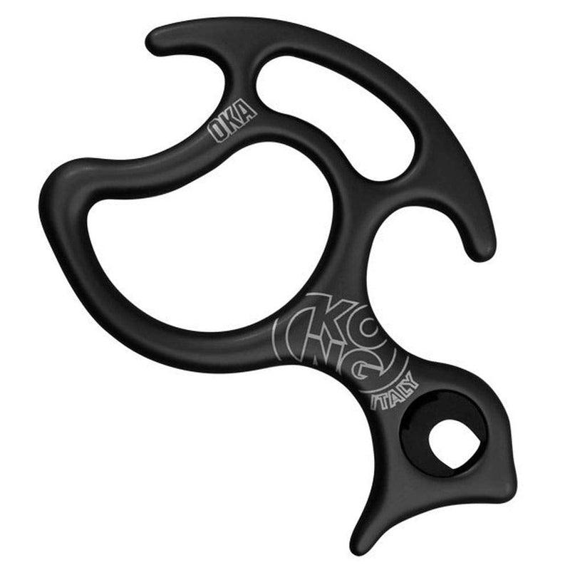 KONG OKA Canyoning Descender, Black, One Size - BeesActive Australia