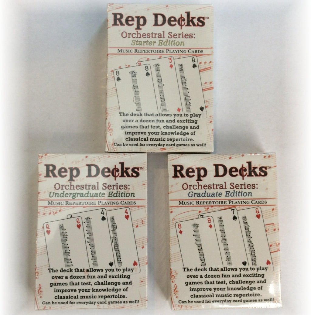 [AUSTRALIA] - Rep Decks - Orchestral Series: Bundled Starter Edition, Undergraduate Edition and Graduate Edition 