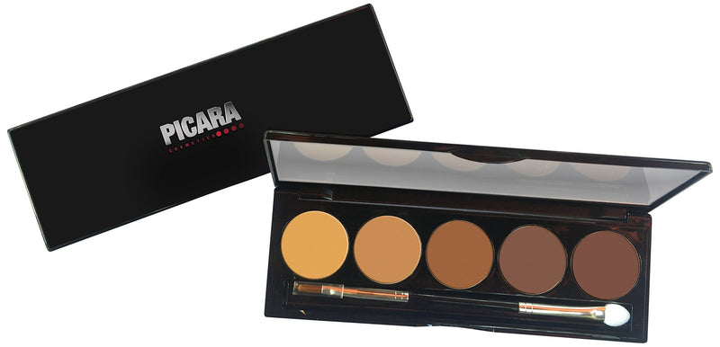 Picara Contour & Highlighting Cream Palette Medium Deep 5-shades - BeesActive Australia