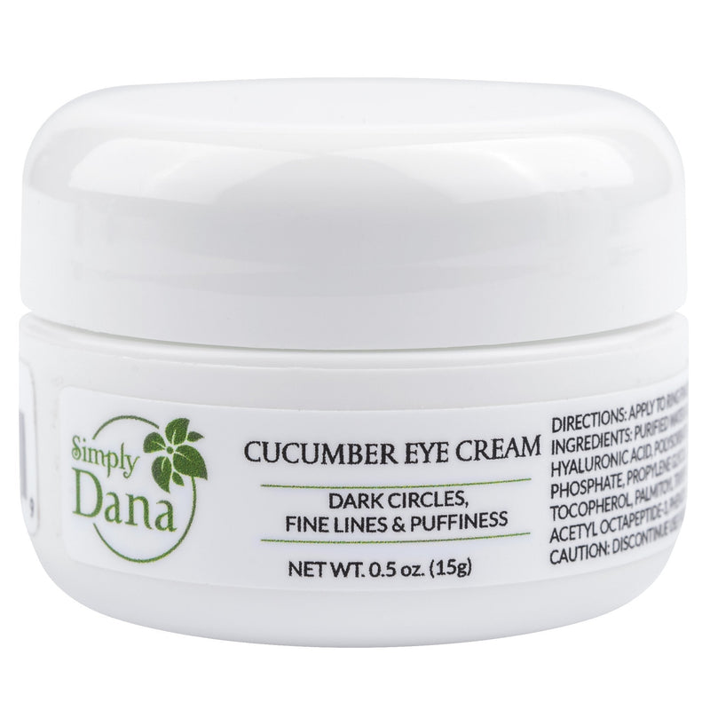 Simply Dana Cucumber Eye Cream Reduce Dark Circles, Fine Lines & Puffiness 0.5 oz (15g) - BeesActive Australia