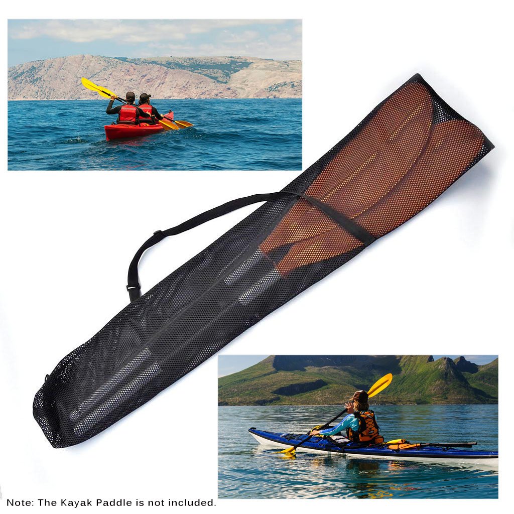 Lixada Drawstring Mesh Kayak Paddle Bag Split Shaft Canoe SUP Paddles Cover Storage Transport Mesh Bag Durable nets Storage Carry Multiple Paddles - BeesActive Australia