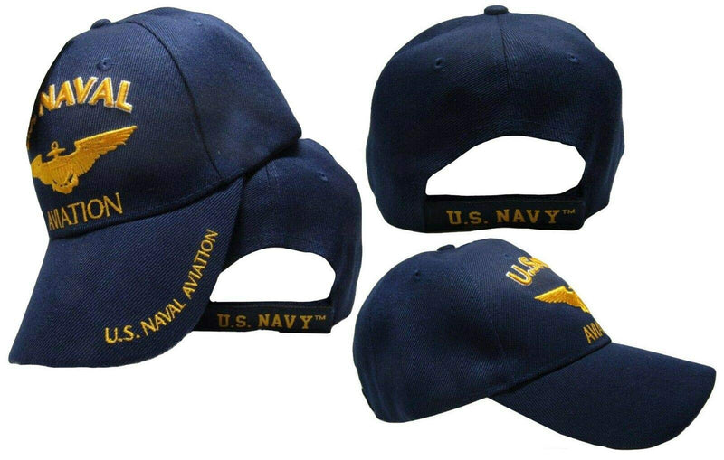 AES U.S. Navy Naval Aviation Ball Cap Baseball Cap Hat (Licensed) - BeesActive Australia