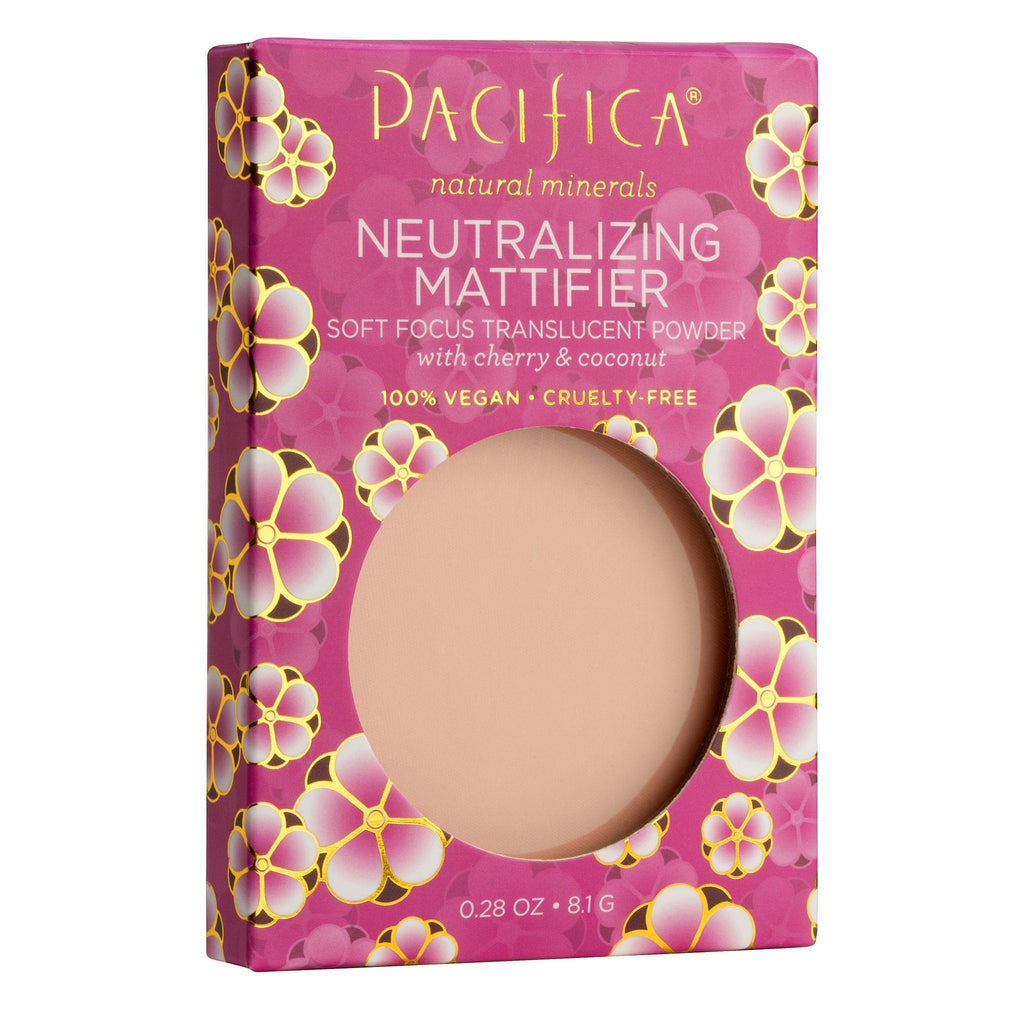 Pacifica Beauty Neutralizing Mattifier Cherry Powder, Natural Minerals for All Skin Types, Vegan & Cruelty Free, 0.28 Ounce Shade 1 - BeesActive Australia