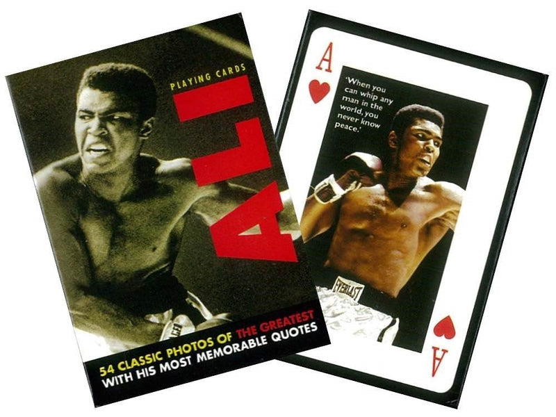 Mohammed Ali set of 52 playing cards + jokers (bpc) - BeesActive Australia
