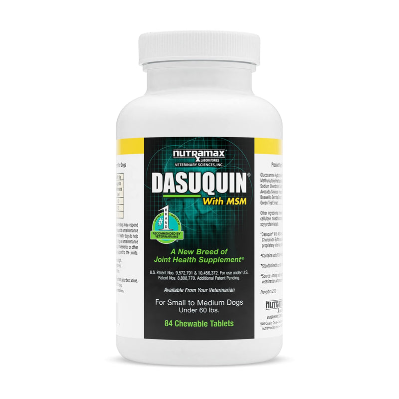 Dasuquin MSM Small/Med Dogs, 84 Chewable Tablets 2.65 IN - BeesActive Australia