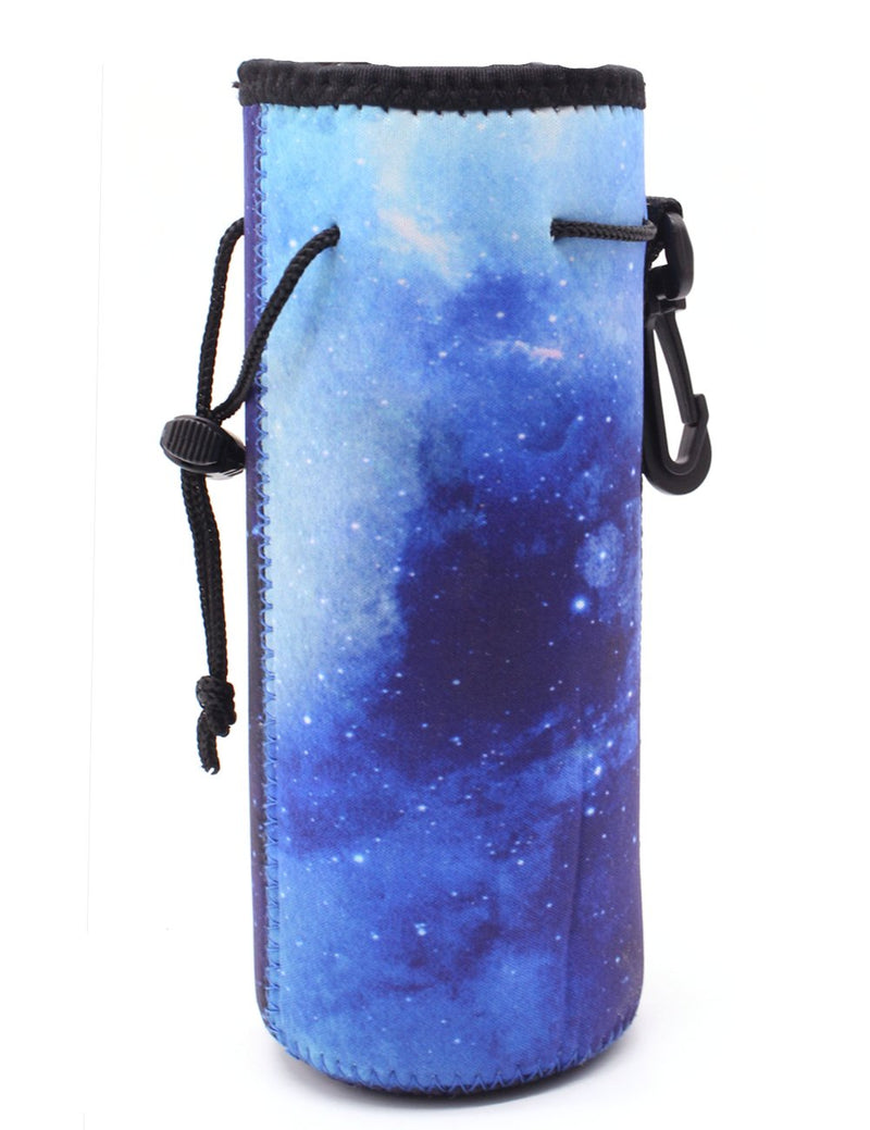 Water Bottle Carrier,Insulated Neoprene Water Gym Travel Bottle Holder Bag Protector Sleeve Case Pouch Cover 0.6L or 0.75L, Great for Stainless Steel and Plastic Bottles BLUE STAR - BeesActive Australia