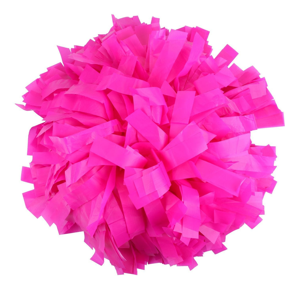 [AUSTRALIA] - ICObuty Plastic Cheerleader Cheerleading Pom Poms 6 inch 1 Pair 2 Pieces Shocking hot pink 