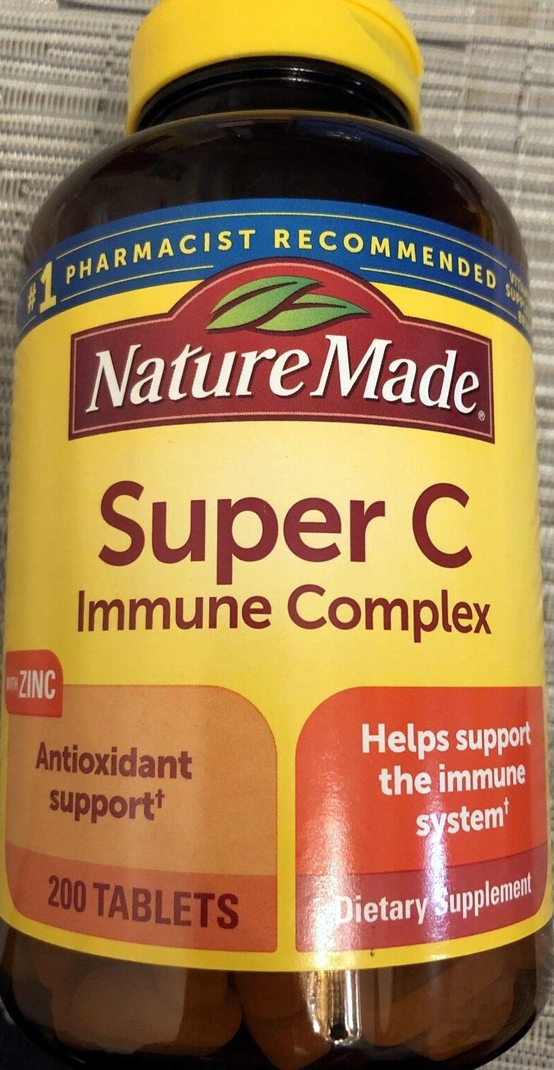 Nature Made Super C Immune Complex 900 mg 200 Tablets - BeesActive Australia