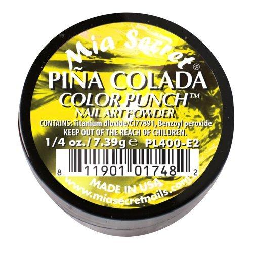 Mia Secret Professional Color Punch Collection Acrylic Powder ( Pick Your Color ) (Pina Colada) Pina Colada - BeesActive Australia