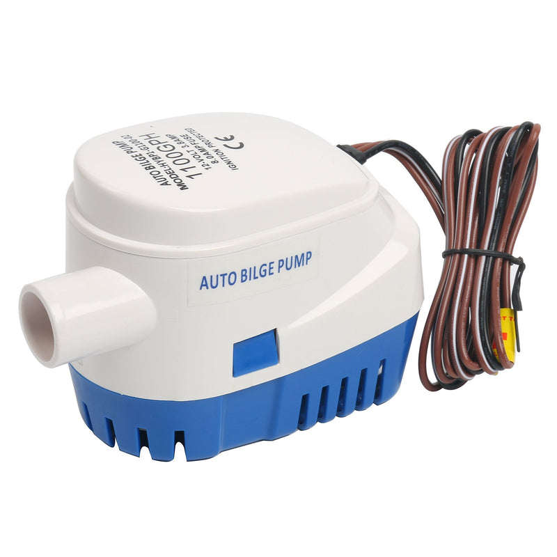 [AUSTRALIA] - Amarine Made 12V Automatic Submersible 1100GPH Boat Bilge Water Pump Auto with Float Switch-New (Current 3.8A) 