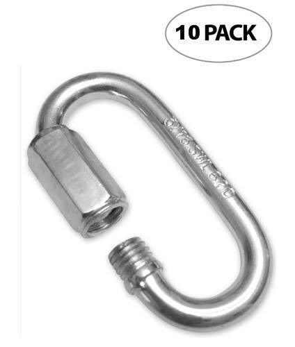 Yardware etcetera Quick Links 3/16 inch Zinc Plated 10 Pack - Chain Links - BeesActive Australia