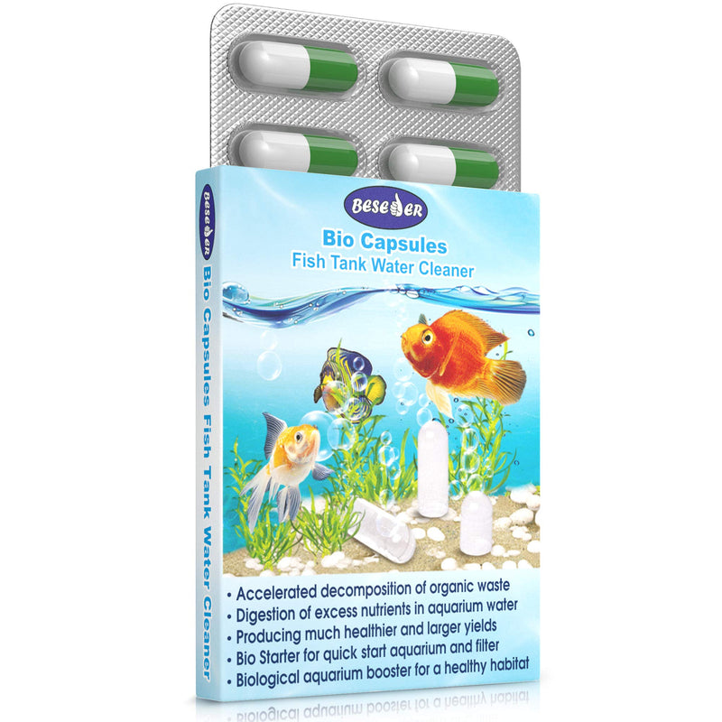 Beseder Bio Starter Aquarium Booster Fish Tank Water Cleaner Digester of Excess nutrients Makes Water Healthy Reduces The Amount of Nitrite and Ammonia Reduces The Need for Aquarium Cleaning - BeesActive Australia