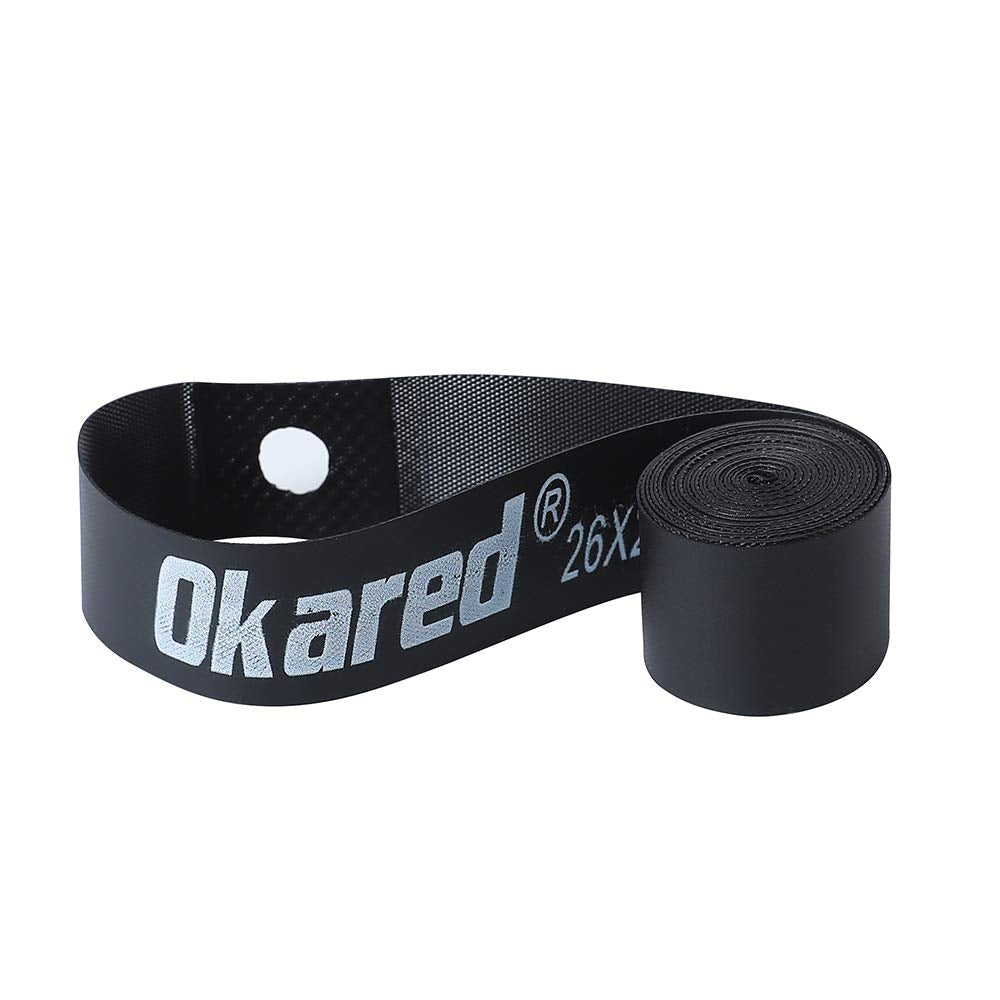 Okared 2 Pack Bicycle Rim Strip Rim Tape (26" x 20mm) Black - BeesActive Australia