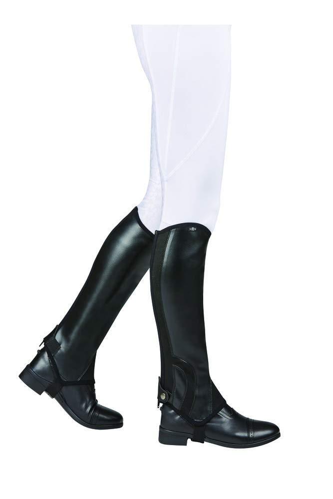 [AUSTRALIA] - Saxon Adults Syntovia Half Chaps Black Adult S 
